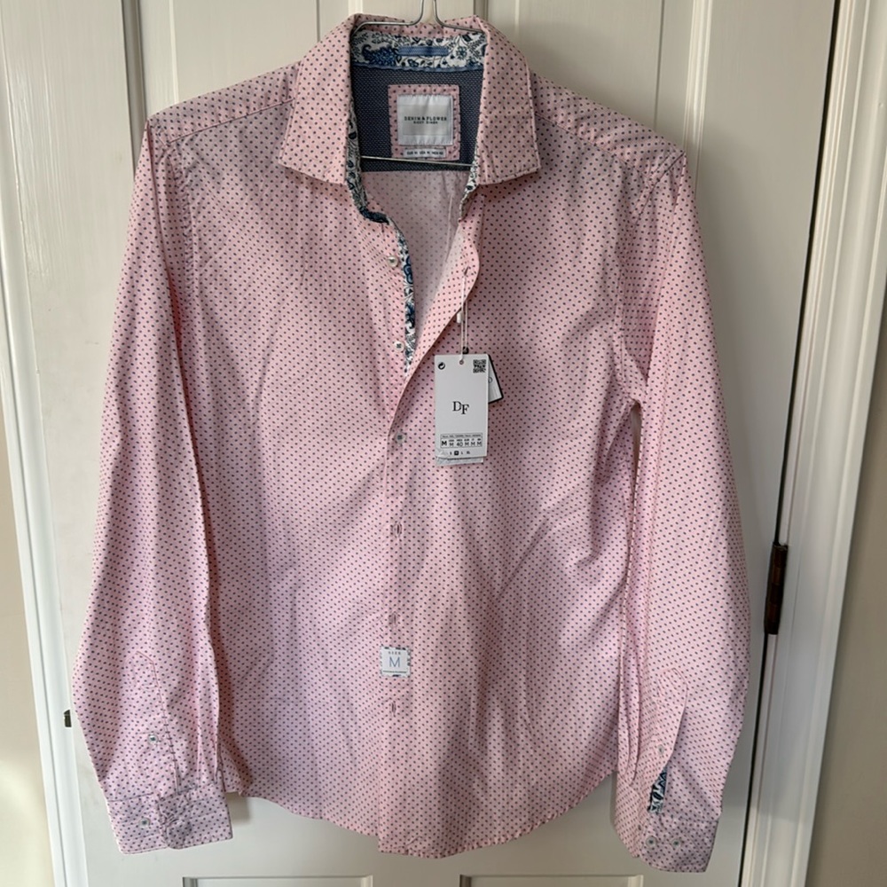 NWT Men’s Denim & Flower Shirt